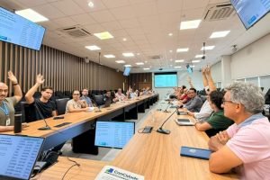 Eleição dos conselheiros. — Foto: Eleição dos conselheiros. Foto: ConCidade Foz