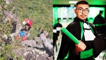 Bombeiros iniciam quarto dia de buscas no Pico Paraná com drones e rapel
