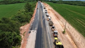 Restauração em concreto da PR-151 entre Ponta Grossa e Palmeira atinge 26%