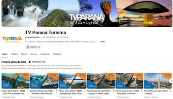 TV Paraná Turismo alcança 100 mil inscritos no YouTube e expande presença digital