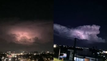 Litoral do Paraná registra mais de 5 mil raios, tempestade assusta moradores