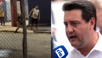 Ratinho Junior afasta policial acusado de agredir ex-jogador Perdigão