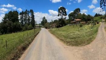 Pavimentação de ruas em Rio Negro — Foto: Governo do Paraná