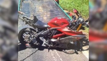 Jovem perde controle de moto e fica ferido ao sofrer queda na PR-160