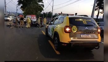 Acidente grave em Oficinas causa morte de motociclista em Ponta Grossa