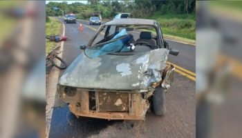 Motociclista morre após grave acidente na PR-487 em Cândido de Abreu