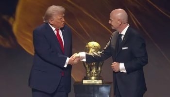 Trump ganha ‘Prêmio da Paz’ criado pela Fifa