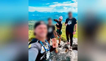 Thayane em nova trilha no Paraná. — Foto: Foto: Reprodução/ Redes Sociais