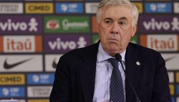 Ancelotti não descarta Neymar na Copa de 2026, mas dá aviso: ‘Tem que estar 100%’