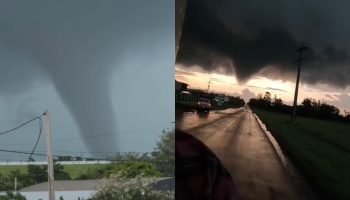 Tornado moderado confirmado na fronteira entre Paraguai e Paraná