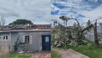 Tornado de 180 km/h atinge São José dos Pinhais, classificado como F2 pelo Simepar