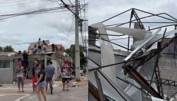 Morador relata destruição instantânea causada por tornado em São José dos Pinhais