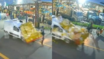 Carregador é atropelado na Ceasa de Curitiba e fica ferido