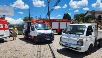 Trabalhador morre após descarga de alta voltagem durante manutenção de poste em Curitiba