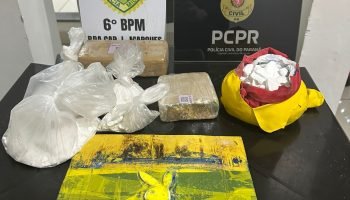 PCPR e PMPR prendem três pessoas e apreendem drogas em operação em Foz do Iguaçu
