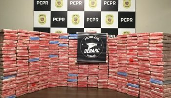 PCPR apreende 328 kg de cocaína em carro após denúncia anônima no Paraná
