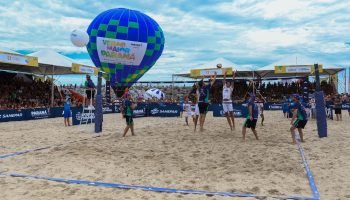 Desafio do Vôlei: campeões olímpicos levantam a torcida na Arena de Caiobá