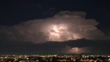 Chuva diminui após raios, temperaturas variam no Paraná