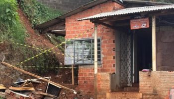 Chuvas intensas em Palmas — Foto: Governo do Paraná